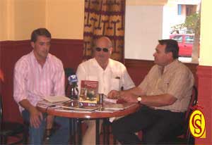�lvaro Gonz�lez, Dr. Zaldivar y Juan Barrero
