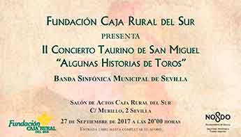 Este miércoles se celebra el II Concierto Taurino de San Miguel titulado 'Algunas historias de toros'