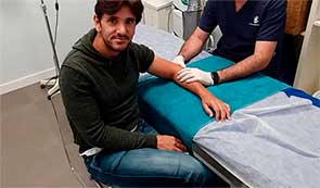 Diego Ventura se recupera en España de su lesión en el codo izquierdo 