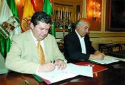 El alcalde de Los Barrios y el presidente de la Asociaci�n