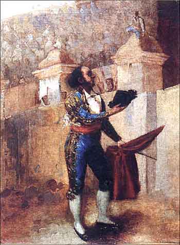 Manuel Domínguez "Despedicios" , óleo de autor desconocido que obra en el museo de Las Ventas. Manuel Domínguez "Despedicios" , óleo de autor desconocido que obra en el museo de Las Ventas.